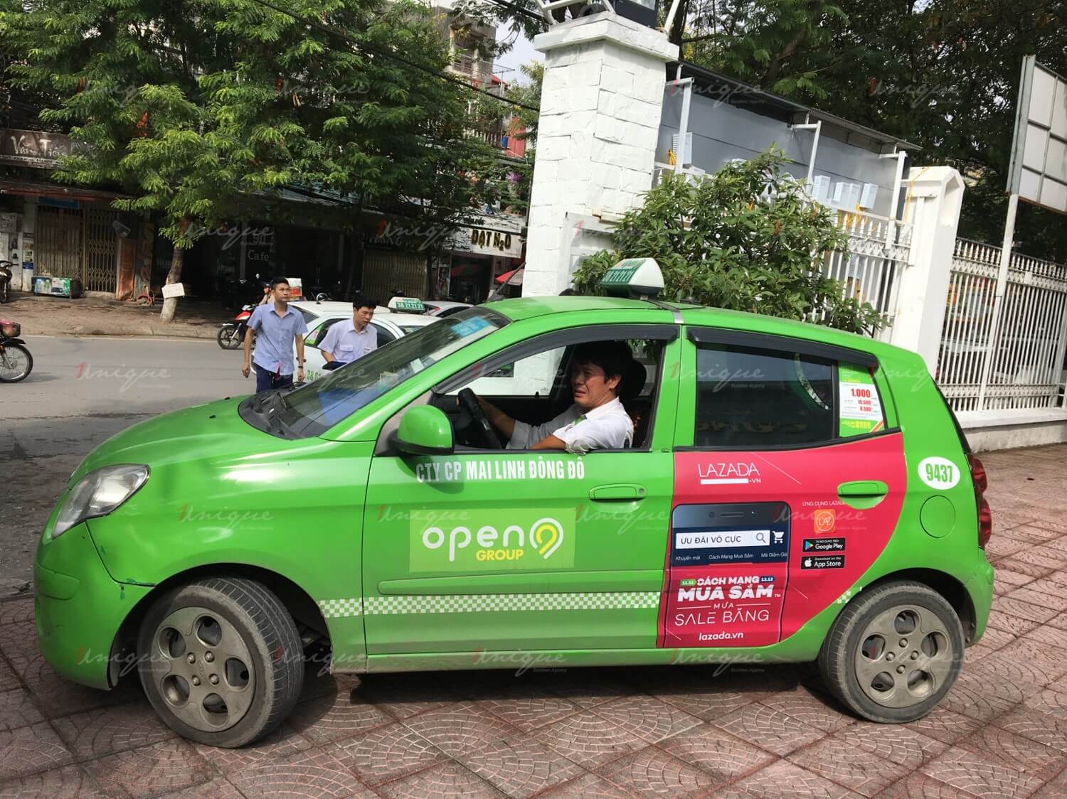 quảng cáo taxi open99