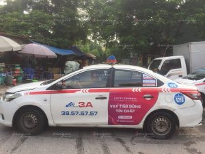 Lotte Finance phủ sóng thương hiệu với chiến dịch quảng cáo taxi